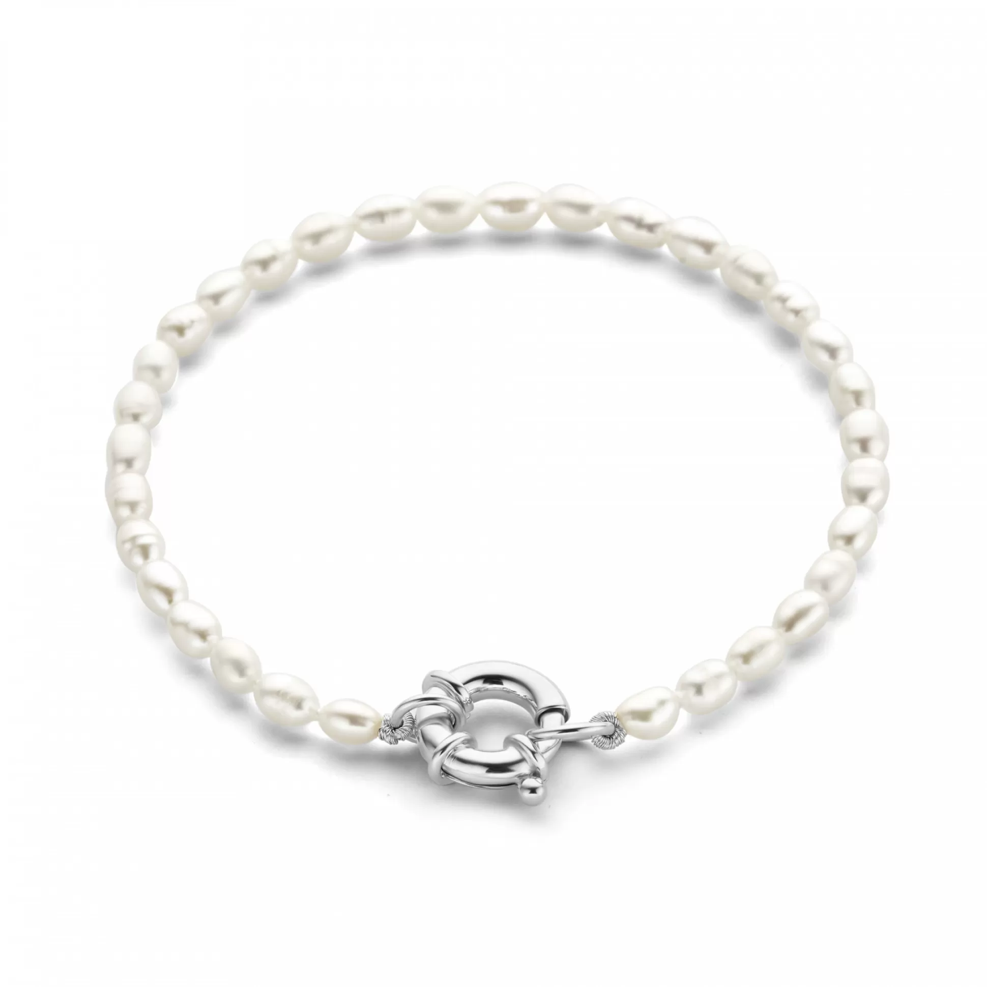 Fashion Sorprendimi Idee Regalo Collana E Bracciale In Argento Sterling 925 Con Perle D'Acqua Dolce Collane