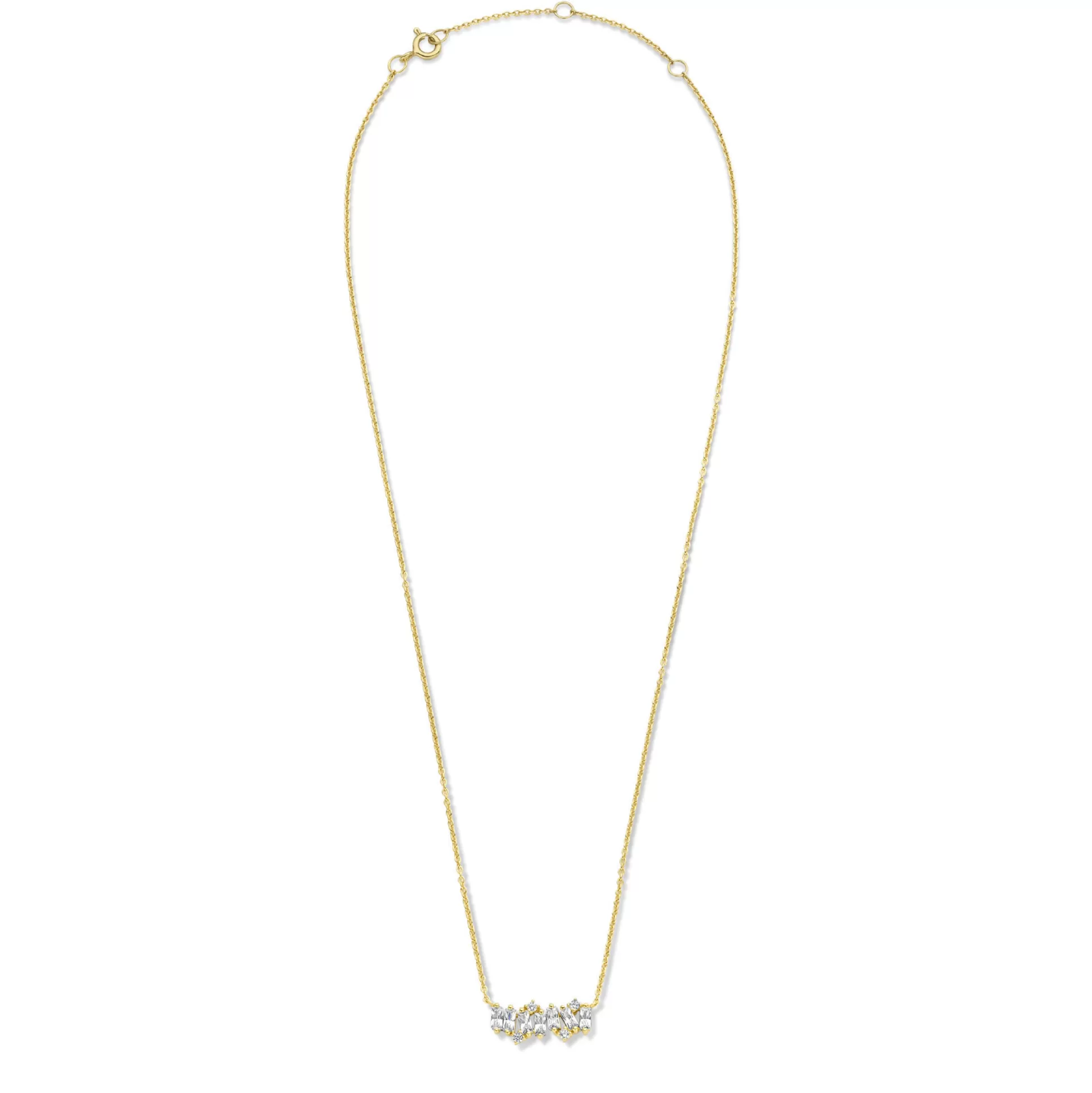 Cheap Sorprendimi Idee Regalo Collana E Bracciale In Argento Sterling 925 Placcato Oro Con Pietre Zircone Collane