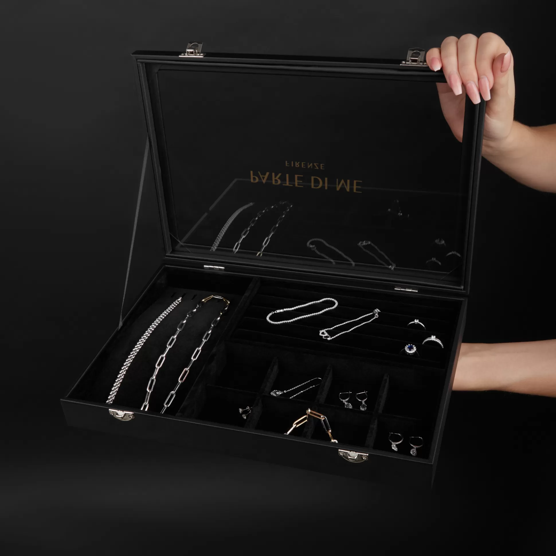 Store Sorprendimi Portagioie Nero Accessori