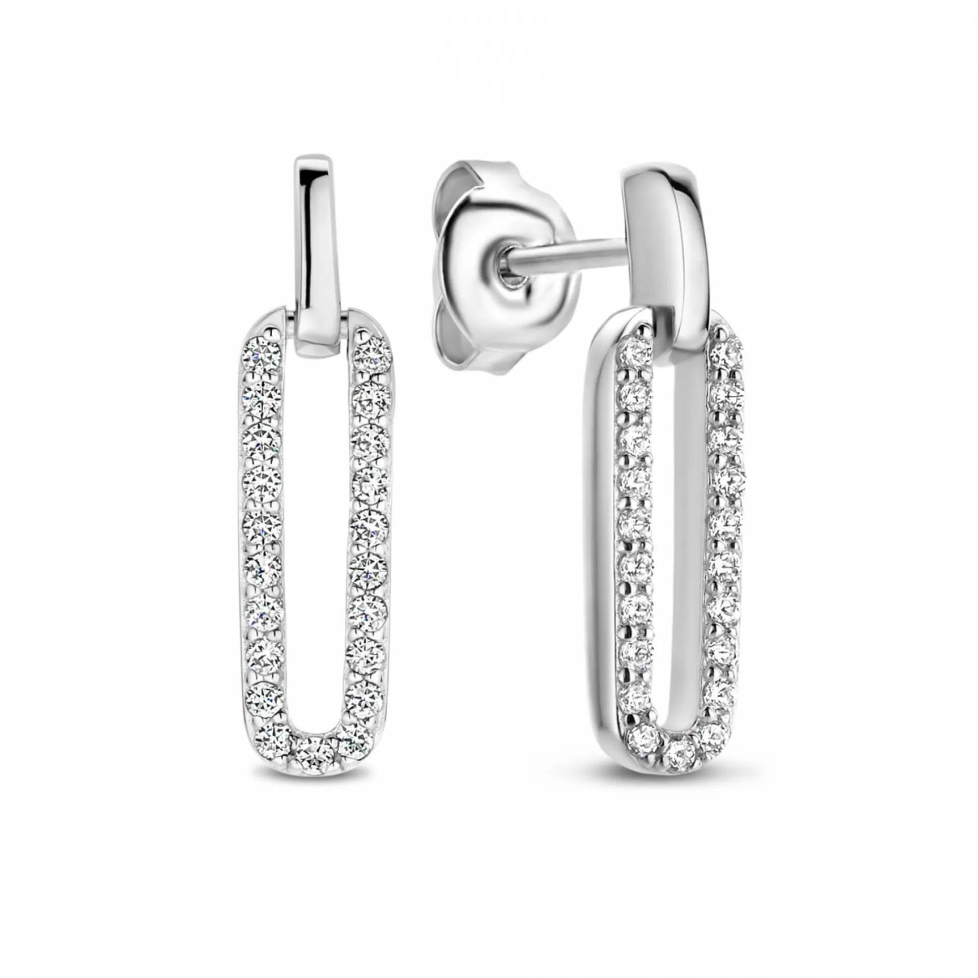 Outlet Sorprendimi Set Orecchini In Argento Sterling 925 Con Onice Nero E Pietre Zircone Orecchini