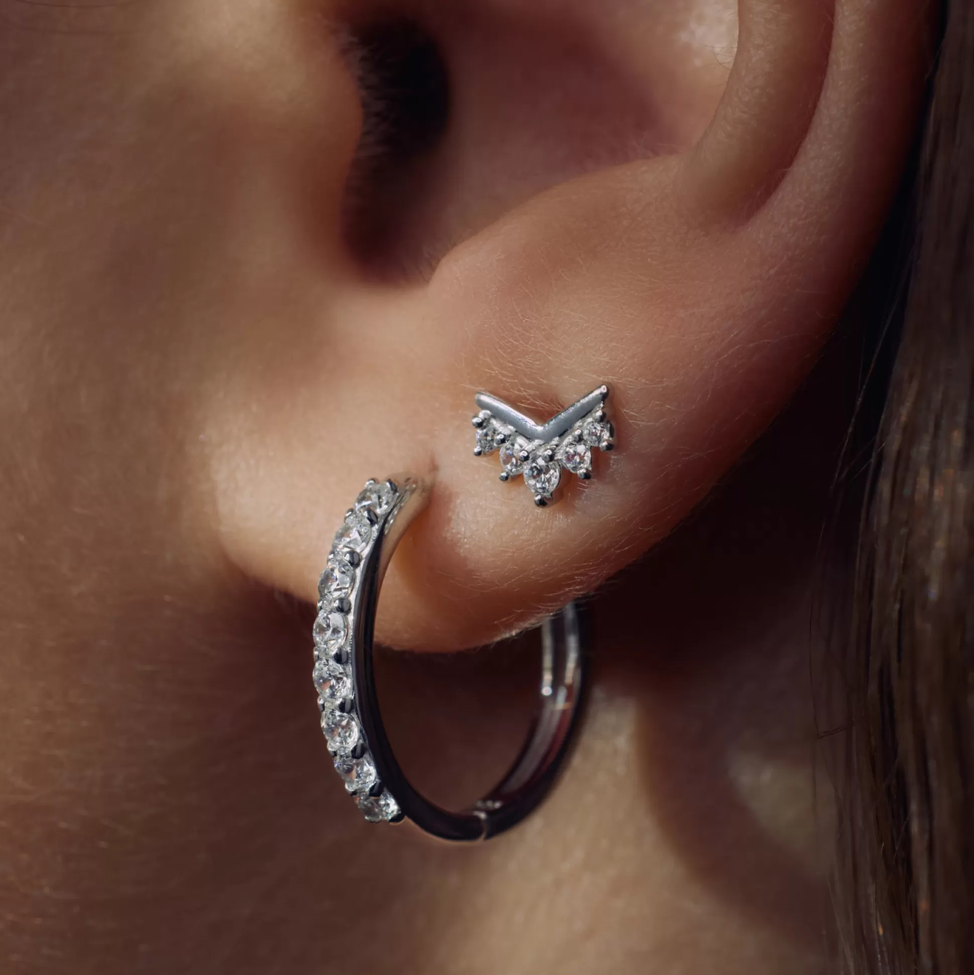 Clearance Sorprendimi Set Orecchini In Argento Sterling 925 Con Pietre Zircone Orecchini