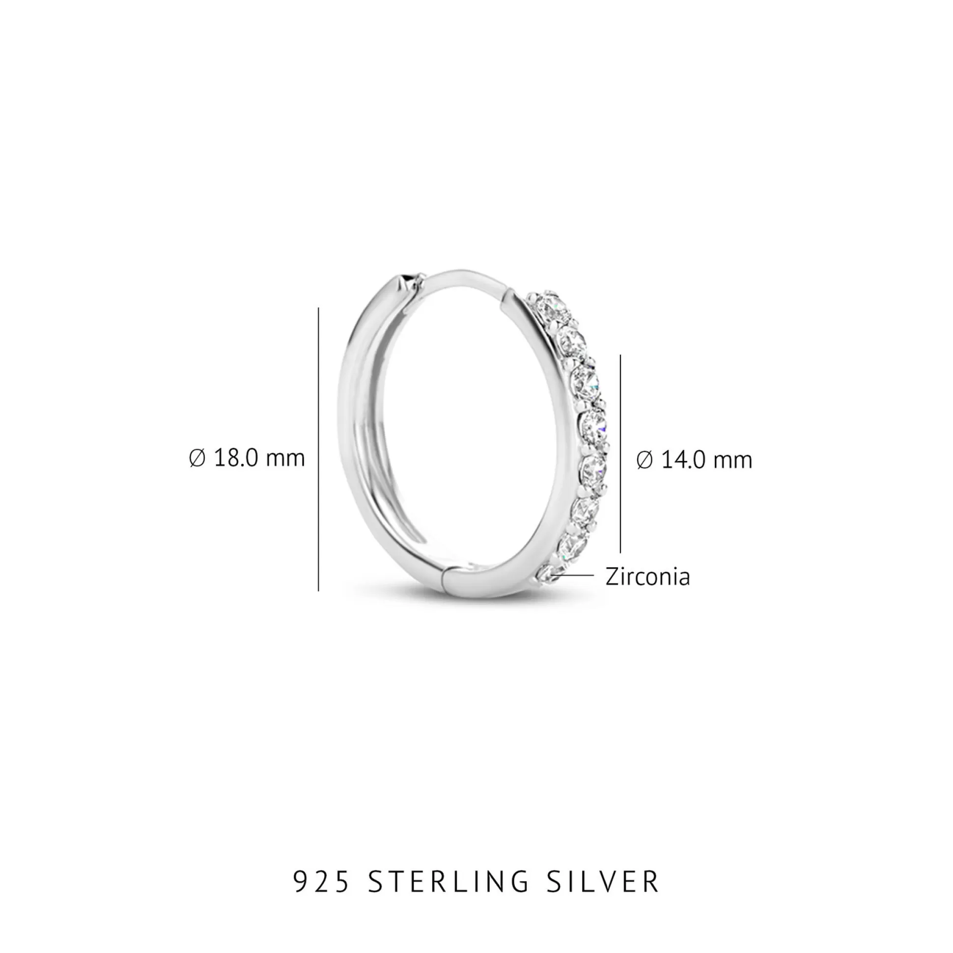 Clearance Sorprendimi Set Orecchini In Argento Sterling 925 Con Pietre Zircone Orecchini