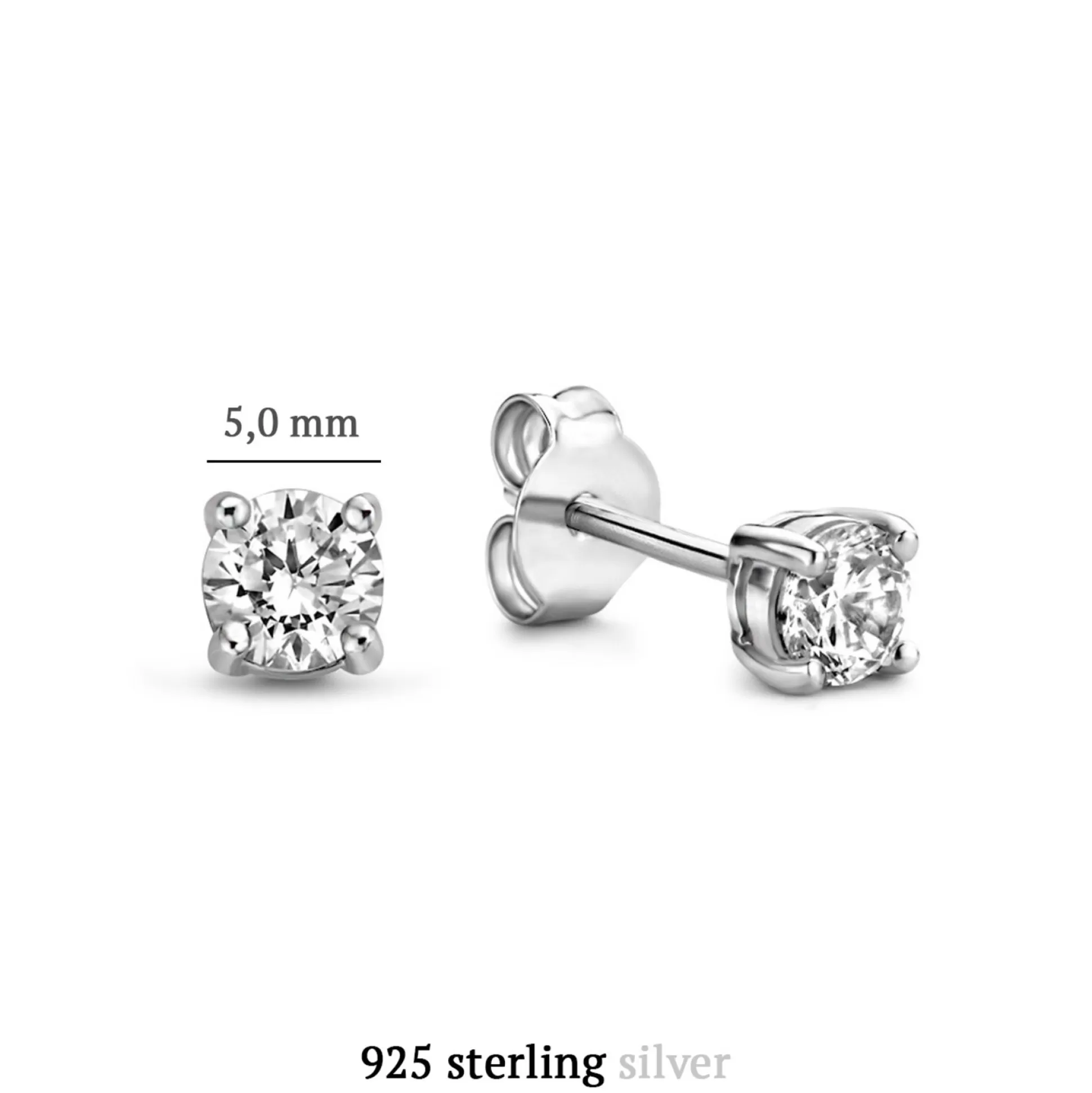 Shop Sorprendimi Set Orecchini In Argento Sterling 925 Con Pietre Zircone Orecchini A Bottone
