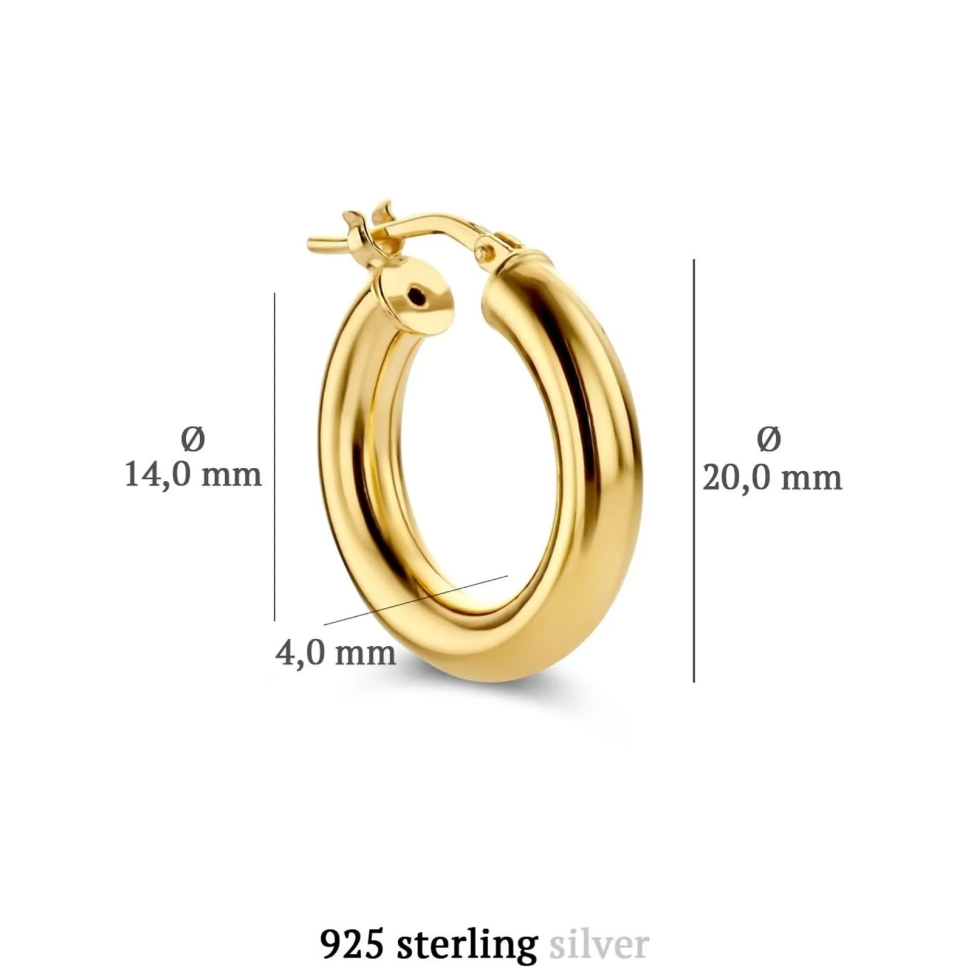 Shop Sorprendimi Set Orecchini In Argento Sterling 925 Placcato Oro Con Placcatura In Oro 14 Carati Orecchini